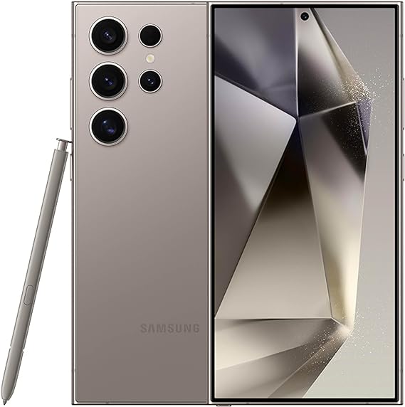 BEST SAMSUNG Galaxy S24 Ultra 2024 + Storage Upgrade, 512GB AI Smartphone, Unlocked Android, 50MP Zoom Camera, Long Battery Life, S Pen, US Version, 2024, Titanium Gray